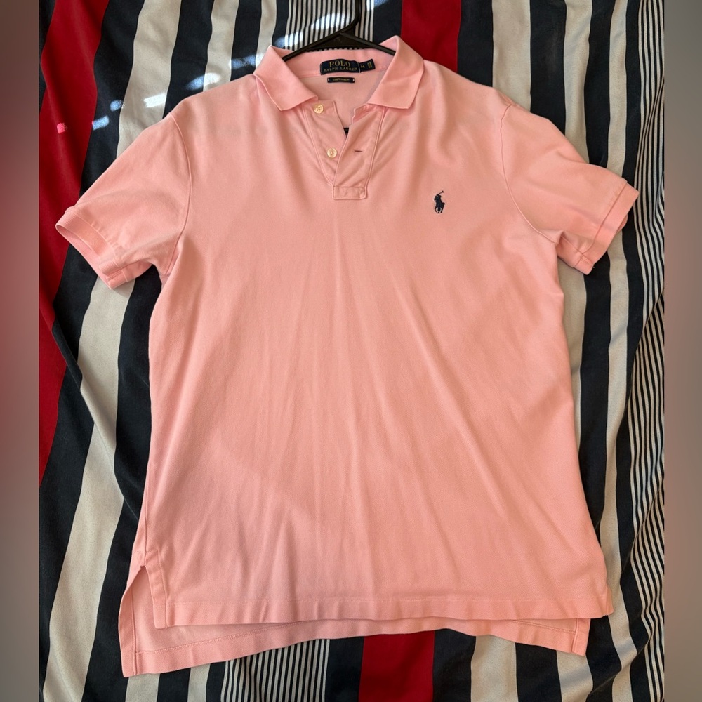 Ralph Lauren Men's Light Pink Polo Shirt